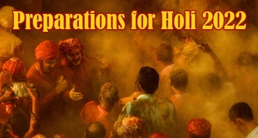 Preparations for Holi 2022